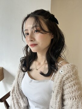 アモレット 天文館店(amoretto) 【amoretto_miyu】前髪アレンジ×パーマ風セット