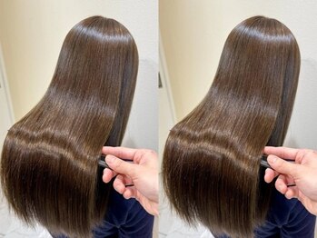 ウルーウール 金沢もりの里店(HEUREUX HEURE)の写真/【縮毛矯正】×【髪質改善】で自然で美しい艶髪に♪[もりの里/金沢/似合わせ]