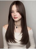 顔まわりレイヤースタイル