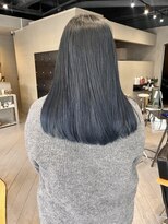 ヘアー アイス ルーチェ(HAIR ICI LUCE)&nbsp;ブルーアッシュカラーターコイズブルーブルーブラック/中西