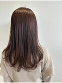 透明感グレージュカラー