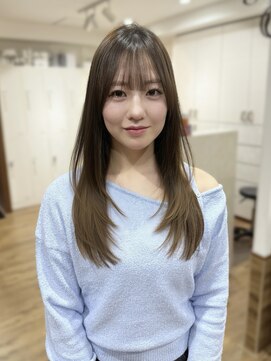 ハピネス クローバー 八木店(Happiness CLOVER) レイヤーカット お顔周り ミディアムレイヤーカット