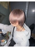 マッシュウルフ/ミルクティーカラー/中性ウルフ