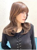 イメチェン/ダークブラウン/バタフライカット/イメチェン/原宿