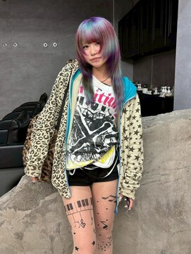 ロテサカエ(Lote.Sakae) 着物ヘア/大人ガーリー/ダークアッシュ/似合わせカット/栄