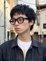グリーンミドル(GREEN middle)&nbsp;メンズカット/メンズパーマ:スパイキー/メンズショート/癖毛風