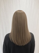 ココカラヘアー ニコ(cococara hair nico) ケアブリーチ/ダブルカラー/ミルクティーベージュ/艶髪