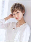 大人可愛いベリーショート前髪ありマッシュボブ/メイキー本厚木