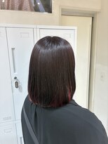 ヴァンカウンシル 松本店(VAN COUNCIL) チラ見えが可愛い!ビビットピンクのインナーカラー!