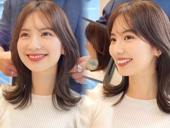 レディ 表参道(Lady)の写真/ゆったり過ごせる理想の贅沢時間カウンセリングにこだわり理想のへア［表参道／表参道ボブ/前髪/顔周りボブ