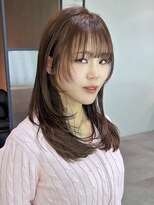 ビューエヒメ(VIEW EHIME)&nbsp;小顔黒髪レイヤーカット×アッシュカラー20代30代40代