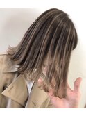 ALIVE吉祥寺 ロブイルミナカラーシースルーカラーヘルシーロング
