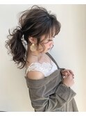 サイドポニーアレンジ