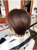 顔周りスッキリ小顔ショート♪