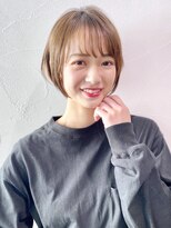 アイティーバイアルバム 八王子店(IT by ALBUM) 丸みショート_Aラインボブかきあげロングマロンベージュ_28223