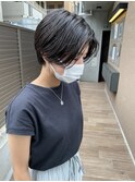ハンサムショート ショート 暗髪カラー Sac.恵比寿 栃木優佑