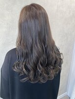 ミューバイケンジ(miu by KENJE)&nbsp;miu&伊藤夏海 白髪ぼかしハイライト×オリーブベージュ◎