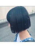 切りっぱなしのボブやボックスボブが可愛いです