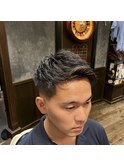 アップバングスキンフェード