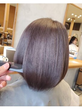 カノエ(canoe) ボブヘア/髪質改善縮毛矯正/髪質改善/韓国風/韓国ヘア