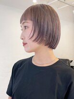 アイティーバイアルバム 藤沢店(IT by ALBUM)&nbsp;ラベンダーベージュ_チェリーブラウンフェミニンロング_ba405241