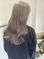 【hairLux石原霞】30代ダメージレス透明感ベージュカラー