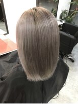 ラフ 難波店(LAFF) #黒髪#ボブルフ#ネビージュ#小顔#ワンレン