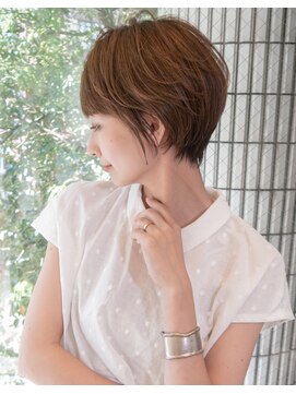 ティアラ 桜木町(TIARA) 大人可愛いひし形ショート20代30代40代丸みショートハイライト