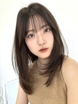 ヨロ 上野(YOLO)&nbsp;ハイライトカラーミルクティーベージュケアブリーチダブルカラー