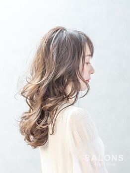 サロンズ 倉敷白壁通り店(SALONS)の写真/<頭皮に"しみない"白髪も染まるルビオナカラー+カット¥7200>大人女性のためのオシャレな似合わせカラー*