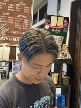 ガイズ ヘアー イサミ(GUY'S HAIR 133) ホワイトメッシュ/シルバーメッシュ/メッシュカラー