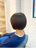 大人かわいい丸みボブ〇本厚木