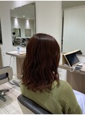 ブリーチ無しで鮮やかなオレンジカラー!(s)
