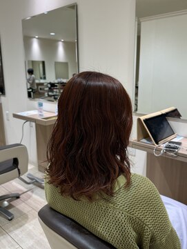 ラ ミューズ ヘアー(La mju:z hair) ブリーチ無しで鮮やかなオレンジカラー!(s)