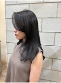 ブリーチなし！透ける暗髪オリーブアッシュ《AKANE》