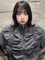 イメチェン前髪小顔こなれミディ_銀座