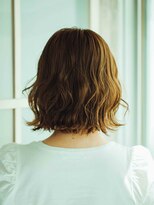 エクファ ヘア リゾート 大津 瀬田店(ex-fa hair resort)&nbsp;黒髪ボブルフネビージュ小顔ワンレンスペインカール