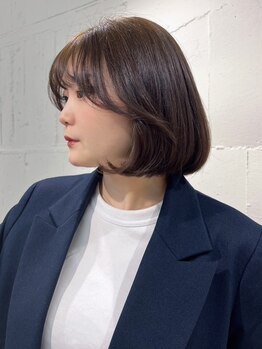 アイエヌジードット(INg.)の写真/髪の動きを楽しめるカットを提供♪セットしやすくモチがいいデザインで、毎日がサロン帰りの仕上がりに◇