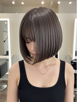 エル 新小岩(elu) 美髪/ワイドバング/レイヤーカット/くすみベージュ/新小岩駅