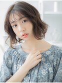 フレンチカジュアルアースカラー外ハネボブc6越谷20代30代40代