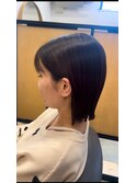 切りっぱなしボブ