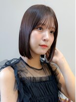 ロンド ロワール 門前仲町(Lond Loire)&nbsp;ボブショートボブ縮毛矯正ベージュグレージュ門前仲町