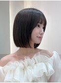 ライン感抜群タッセルボブ【新宿/髪質改善】
