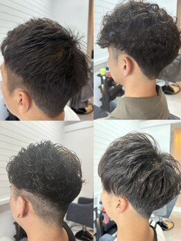 オーバー(OVER)の写真/メンズカットが得意なスタイリストがあなたに似合うスタイルをご提案!再現性が良く、毎朝のセットも簡単☆