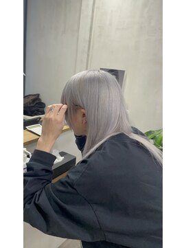 アレンヘアー 八尾店(ALLEN hair) 2ブリーチ/シルバーカラー/