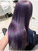 色落ちも綺麗に！ディープラベンダー！
