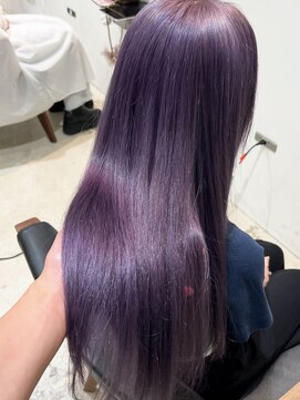 ジジ インターパーク 宇都宮(Gigi) 色落ちも綺麗に！ディープラベンダー！