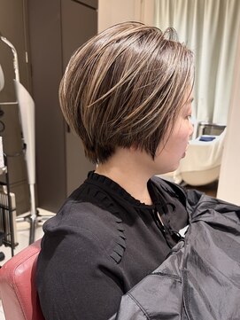 アミリアバイザザ(amiliea by ZA/ZA) 3Dハイライト×ハンサムショートボブ