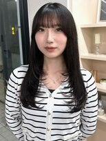 イロウ 天神大名店(IROW)&nbsp;ストレート 前髪カット レイヤーカット 髪質改善 【天神大名】