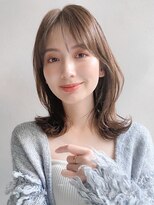 リヤン 表参道(lyann) 艶感薄めバング愛されイメチェンワンカール美髪小顔カット